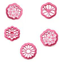 1/3/5/10 cái khuôn dập hoa hồng, con dấu thủ công hoa với họa tiết cánh hoa chi tiết nhiều mẫu hoa khác nhau, dụng cụ tạo hình trang trí làm hoa tai, mặt dây chuyền và trang sức DIY, phụ kiện thủ công sáng tạo cho quà tặng handmade - Khuôn đất sét polymer - Xem 7