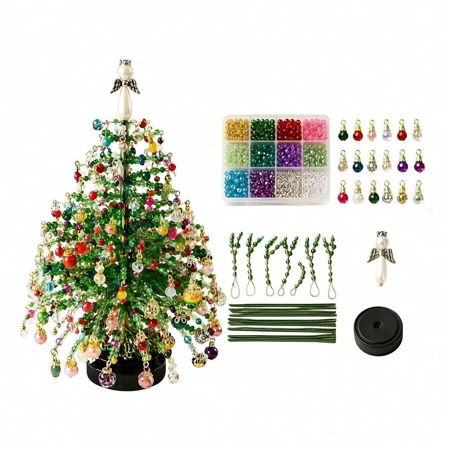 Kit De Árbol De Navidad Con Cuentas Para Hacer Tú Mismo, Jue - 1 - Ver 1