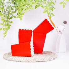 100/48/36/24/12/1pc White Popcorn Boxes, 2 X 4.5 X 3 Inch Mini Popcorn Boxes, Suitable For Movie Night Decor, Christmas/Halloween - Red - View 11