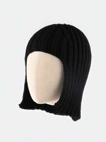 Unisex Thickened Knit Hat With Ear Protection; The Thick, Warm Knit Fabric Features Integrated Ear Flaps To Shield Against Cold Winds. A Versatile Choice For Autumn And Winter, Suitable For Cycling Commutes, Skiing, And Outdoor Activities. - Multicolor - View 13
