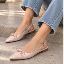 Women Flats - Beige - View 1