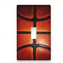1pc 1Gang/2Gang Fun Basketball Acrylic Light Switch Panel - Unique Wall Acrylic Switch Plate Cover - Add Artistic Touch To Your Home Bedroom Living Room Decor - D - View 7