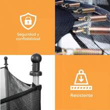 Kids Trampolines - Black - View 11