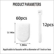 Non-Woven Fabric Faucet Filter, Faucet Filter, Filter + Strap, Universal For Bathroom, Easy Installation, Can Filter Rust, Sediment, Sand And Impurities, Home Water Purifier - Thickened Christmas Gift Creative Non-Woven Fabric Faucet Filter, Christmas Gift For Colleagues - Multicolor - View 15