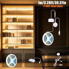 Acosh Neon 5V COB LED Strip USB-Powered Light, Motion Touch Sensor With Wood Touch Dimmer Switch - 1m To 3m Lengths, Cabinet Wardrobe Lamp Backlight For Kitchen - White - View 19