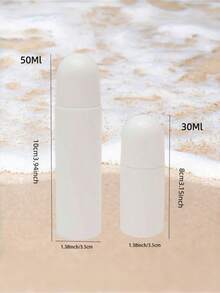 5件/3件/2件/1件 - 50ml/30ml 可重複填充滾珠瓶，可重複使用、防漏、輕巧便攜。適用於精油、香水油、DIY除臭劑和液體混合物。非常適合旅行、度假、健身包、辦公室使用和居家收納 - 白色 - 查看 11