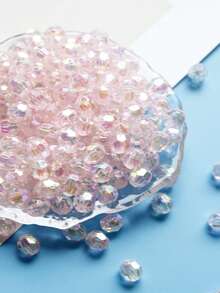 50pcs Fashionable Bright Resin Octagonal Ball Beads DIY Jewelry Necklace Bracelet Craft Making Accessories Loose Beads - Resin Beads - View 13