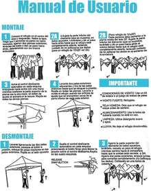 360° Carpa Toldo 3x3 Reforzado Plegable Impermeable Facil Armado Y Transporte| Para JardíN Casa Exterior Uso Rudo Acero Lona - Blanco - Ver 7