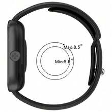 Solid Color Soft Silicone Strap Compatible With Redmi Watch 4 5 6 Compatible With Xiaomi Band 8 Pro 9 Pro 10ro Comfortable Replacement Band - one-size - View 4