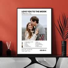 1 tấm poster in danh sách phát tùy chỉnh, poster kỹ thuật số cá nhân hóa, poster âm nhạc có thể tùy chỉnh, bài hát đặc biệt cá nhân hóa, in bìa cặp đôi, tranh tường tùy chỉnh, ảnh tùy chỉnh, đồ vật tùy chỉnh, trang trí phòng, tùy chọn khung - Nhiều màu - Xem 9