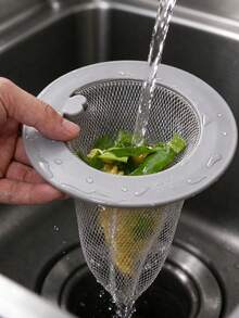 1/5/10pcs New Sink Strainer, Kitchen Sink Strainer, Disposable Mesh Sink Filter Bag, Kitchen Sink Strainer Filter Bag, Anti-Clogging Elastic Kitchen Sink Strainer Trash Bag, Suitable For Most Sink Sizes, Kitchen Utensils, Bathroom Accessories - A - View 4