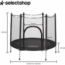 Kids Trampolines - Black - View 8