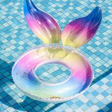 Mermaid Arm Floaties For Swimming, Transparent Thickened Sequin Buoyancy Ring, Outdoor Swimming Life Ring - Multicolor - View 5