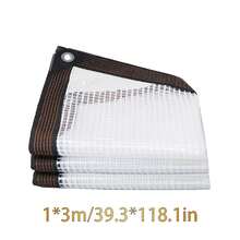 Thickened High Transparency Mesh Rainproof Tarp, Tear-Resistant Windproof Canopy, Yard Camping Tent Enclosure, Green Plants, Succulents Dust Cover - Mesh Tarpaulin - View 12