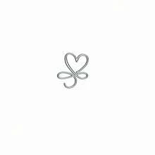 1pc New Calligraphy Heart-Shaped Metal Cutting Stencil, Suitable For DIY Scrapbooking, Hollow Decoration And Handmade Art Creation - Heart - View 8