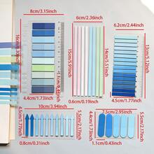 5 Styles Combination 1 Set Ultra-Thin Index Tabs Labels PET Semi ...