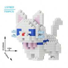 1 Set 417pcs Cat Building Blocks Tissue Box, Cute Cartoon Animal DIY Model Kit With Mini Particles, Practical Desktop Decoration Room Storage Rack Suitable For Bedroom Living Room Office, Birthday Gift For Teens And Adults 14+ - Multicolor - View 13