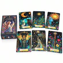 STARLIT GARDEN TAROT Cards Fortune Telling Card Games - Multicolor - View 6
