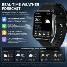 Smart Watch With Call Reminder, Message Control, Multiple Sports Modes, Music Control, Camera Control And More Functions, Suitable For Valentine's Day, Christmas, New Year, Birthday Gifts, Suitable For Family, Friends, Lovers - Multicolor - View 3