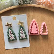 Christmas Tree Series Polymer Clay Cutting Molds, Suitable For Earrings, Jewelry DIY Handmade Crafts, Ideal Choice For Making Earrings And Crafts, Also Handmade Decoration And Jewelry Making Tools - Christmas Tree Series - View 15