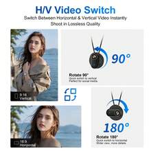 Kamera Aksi Thumb 4K Perekam Portabel Multi-Scene untuk Bersepeda, Memancing, Ski, Memotret Hewan Peliharaan, Vlog yang Dipasang di Kepala, Kamera Video Digital Portabel Luar Ruangan Sudut Pandang Orang Pertama - View 8
