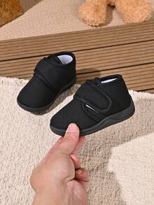 Comfortable Soft Sole Baby Boots Walking Shoes Children Ankle Boots Snow Boots - Black - View 6