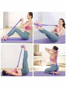 Dây kéo kháng lực Yoga/Pilates & Máy tập đạp chân đàn hồi – Thiết bị giãn cơ chân và thể hình (Quà tặng sinh nhật/Giáng sinh) - Nhiều màu - Xem 6