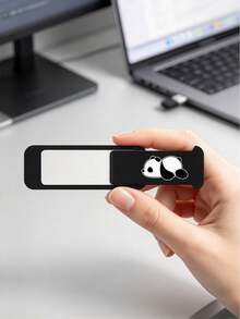 Webcam Cover Slide Ultra Thin - Cute Panda Web Camera Cover, Webcam Cover Slide, Ultra-Thin Web Camera Cover, Fits Laptop, Pc, Tablet, Computer, Smartphone, Protect Your Privacy And Security, Easter, Christmas Gift - Multicolor - View 3