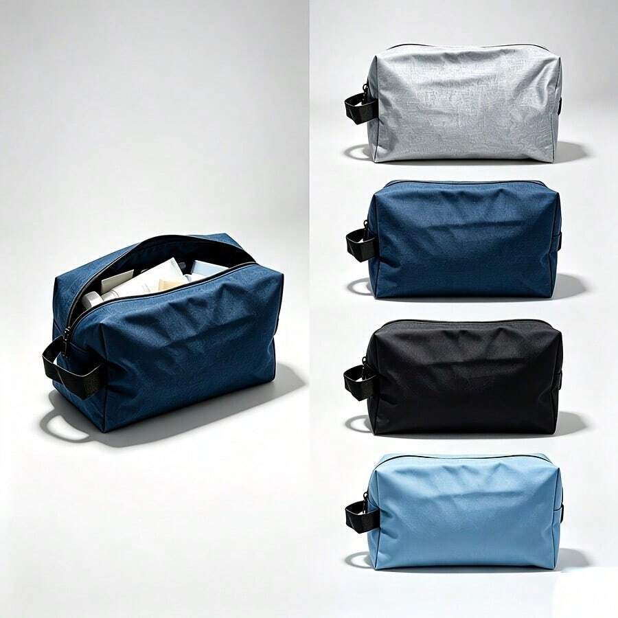 Portable Travel Toiletry Bag, Large Capacity Cosmetic Storage Bag, Multi-Functional Storage Bag, Suitable For Men And Women Business Trip Vacation Christmas Gift Bag, First Choice Gift Bag For Mom, Dad And Friends - Multicolor - View 1