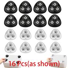 Self-Adhesive Mini Caster Wheels For Small Appliances, Sticky Pulley Swivel Casters For Kitchen Appliances, 360° Rotating Swivel Rollers For Furniture, Storage Bins, And Trash Cans(8/16 Pcs) - Self-adhesive Mini Caster Wheels - View 12
