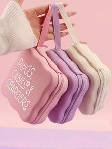 Portable Square Storage Bag, Suitable For Ccd Camera Chargers, Headphones, Data Cables, Etc,Storage Bag,Digital Storage Bag, - Multicolor - View 9
