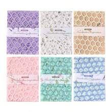 15pcs Textured Scrapbook Paper And Mesh Fabric Combo Pack - Mixed Specialty Paper For Scrapbooking, Journaling, Bullet Journal, Mixed Media Collage Card Decoration, 5.1x7 Inches - Multicolor - View 5