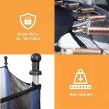 Kids Trampolines - Blue - View 3