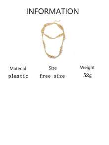 1pc Fashionable Luxury Elegant Personalized Design Round Beaded Long Necklace Minimalist Style Elegant Banquet Women - Long Round Bead Necklace - View 7