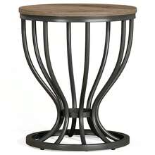 Tribesigns End Tables - Brown - View 13