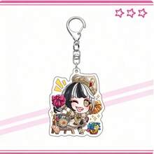 Cartoon Identity V Acrylic Key Ring Charm, Game Character Bag Hanging Decor, Anime Peripheral Accessory, Practical Key Holder, Perfect Gift For Game Collectors, Backpack & Handbag Decoration - Multicolor - View 8