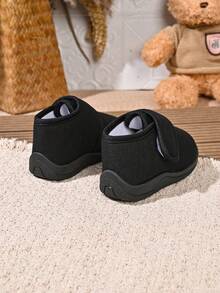 Comfortable Soft Sole Baby Boots Walking Shoes Children Ankle Boots Snow Boots - Black - View 5