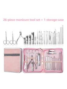 Manicure & Pedicure Set - Professional Nail Clipper Combination (Includes Nail File & Nail Remover Tools), Complete Nail Care Tools For Hands And Feet, With Portable Storage Box - Multicolor - View 12