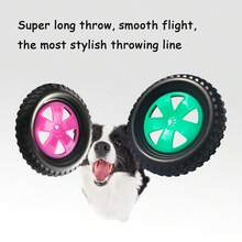 1pc Durable Tire-Shaped Pet Toy, Made Of Material, Suitable For Medium And Large Dogs To Play Alone, Relieves Boredom And Chewing, Teething Toy, Interactive Toy, Companion Toy, Ideal Gift And Training Toy For Dogs - Multicolor - View 5