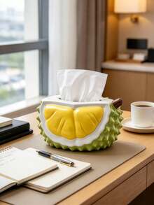 1pc Cute Style,Realistic Fruit Shaped Tissue Holder, Fruit Texture,Desktop Tissue Dispenser, Decorative Napkin Storage Box,For Living Room Bedroom Kitchen Desk Decor, Home Tabletop Decoration, Housewarming Gift, All Season Home Decorchristmasgifts - Multicolor - View 10