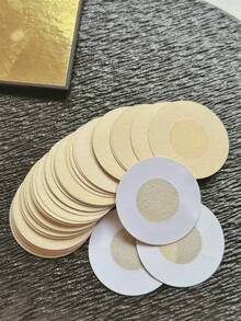 2/20/70/140pcs Disposable Nipple Covers, Seamless Breathable Self-Adhesive Invisible Breast Petals, Suitable For Women's Low-Cut Evening Dresses, Bra Accessories, Prevent Exposure, All-Season Essential - Beige - View 6