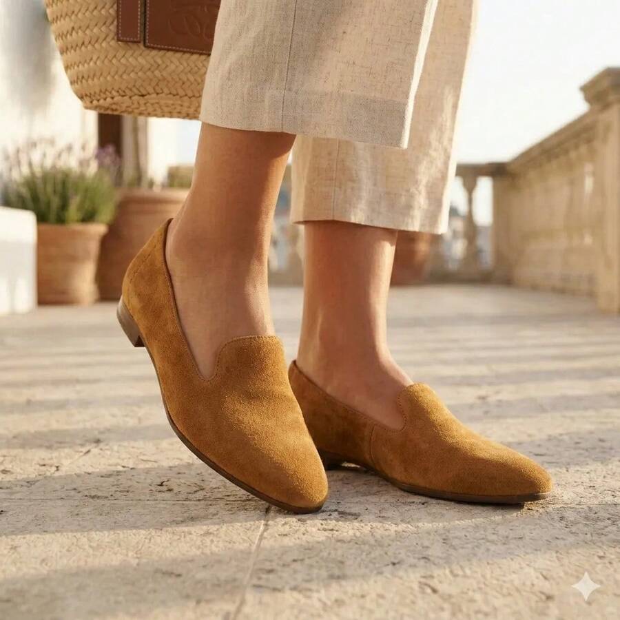 NOMADAS Women Flats - Camel - View 1