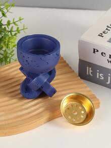 1pc Compact Resin Incense Burner With Minimalist 3D Geometric Design, Suitable For Home Decor, Holiday Decor, Office Decor And Aromatherapy, Also As A Souvenir. Ideal Gift For Best Friend, Women, Winter, Wedding, Birthday, Graduation And Other Occasions. - Multicolor - View 5