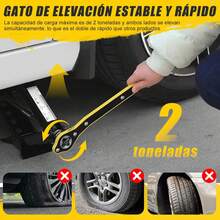 Gato HidráUlico Para Auto 2 Toneladas Con Llave Y Trinquete - 3T - Ver 10