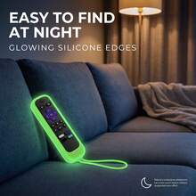 Remote Control Silicone Protective Case, Protects Remote Control From Damage Caused By Drops, Glow-In-The-Dark Remote Control Silicone Cover - RK-bB - View 7
