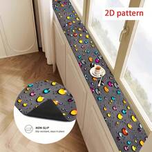 1pc Window Sill Drip Pad, Faucet Pad, Kitchen Sink Drip Pad, Sink|Countertop|Absorbent|Drip Pad, Dirt-Resistant And Easy To Clean, Trimmable, Quick-Drying, Suitable For Kitchen Sink, Vegetable Washing Sink Countertop, Cup Drip, Washbasin, Bar Countertop, Perfect For New Home Housewarming Gift, New Home Kitchen Essential, Moving Gift, Practical Home Gift, Christmas Gift - Multicolor - View 6