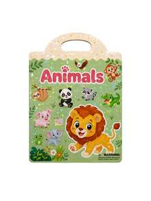 Jelly Sticker Book, Containing (Christmas, Animals, Ocean) And Other Multiple Themes, DIY Fun Scene Sticker Book, Can Be Pasted, Sticker Painting Early Education Educational Toy, Cultivate Concentration, Perfect Choice For Birthday Gift And Christmas Gift - Multicolor - View 7