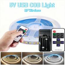 Acosh Neon 30LEDs/M SMD 2835 LED 柔性燈條套件,5V USB 插電 RF 遙控 LED 燈帶,居家臥室廚房 DIY 裝飾燈 - 暖光 - 查看 4