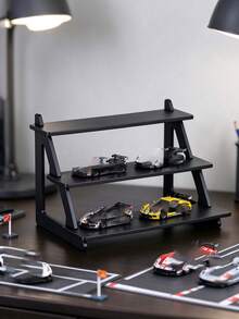 Tier Step Display Rack Available In Various Colors. A Tiered Desktop Display And Storage Shelf, Cosmetics,Suitable For Showcasing Small Decorations, Collectibles, And Figurines. An Ideal Gift For Birthdays And Christmas Seasons. - Multicolor - View 3