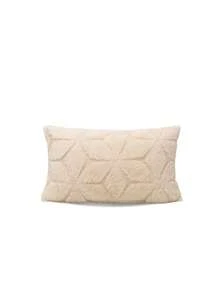1pc Faux Rabbit Fur Pillow Case, Embossed Geometric Leaf Pattern Soft Fluffy Cushion Cover, Solid Warm Yellow Decorative Pillowcase, Suitable For Sofa, Bedroom, Living Room, Vintage Farmhouse Home, Warm Bed Head Pillowcase, Pillow Insert Not Included - Multicolor - View 13